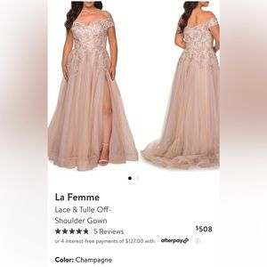 La Femme evening dress Plus Size 24